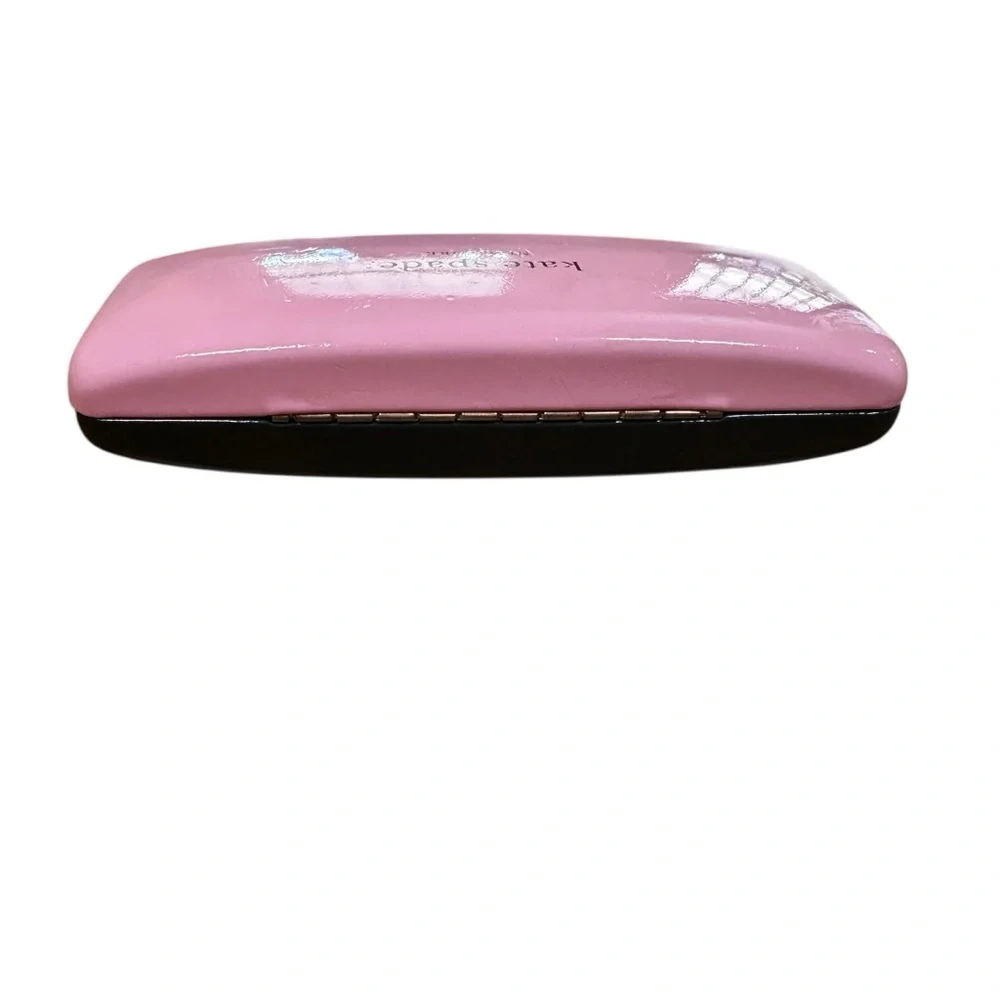 Kate Spade Patent Leather Glasses Case Pink Green‎